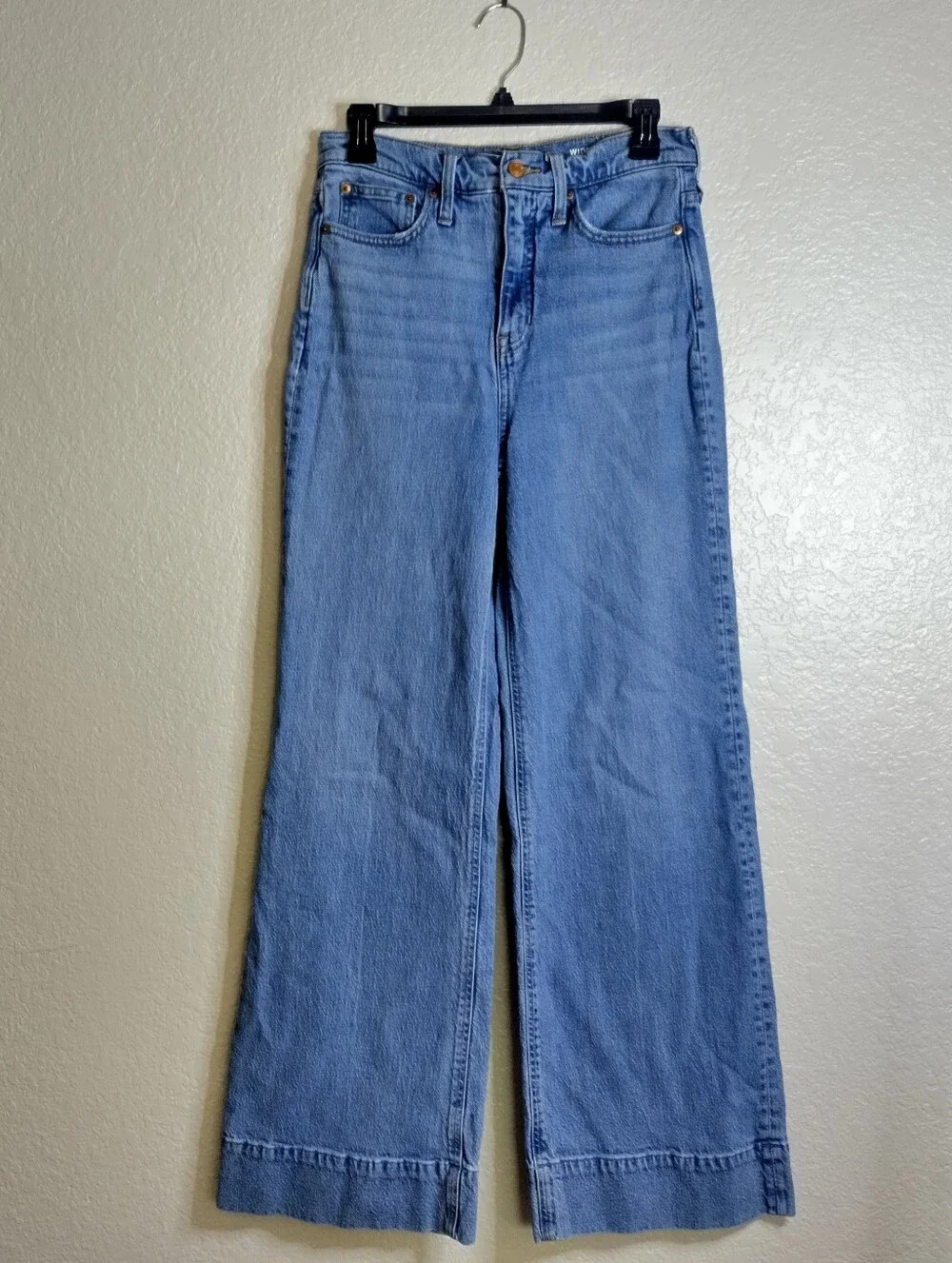 J. Crew wide leg High Rise trouser jeans Sz 27